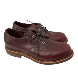 Chippewa & L.L. Bean Shoes Mens 10 EE Cordovan Oxblood Oxford Vibram Leather